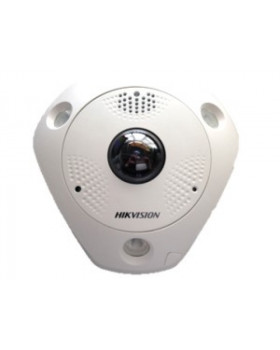 DS-2CD6365G0E-IVS(B) (1.27 мм) 6 Мп fisheye IP-камера с ИК-подсветкой до 15 м