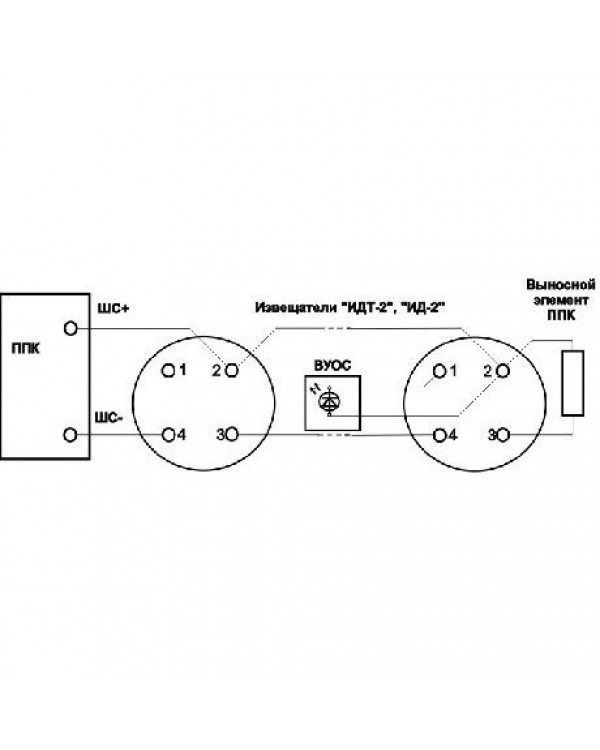 Датчик дыма ип 212 141 схема подключения