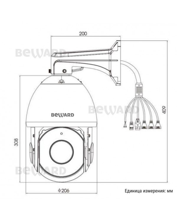 SV2015-R23P2 (5-117 мм) Купольная поворотная IP-камера 2 Мп