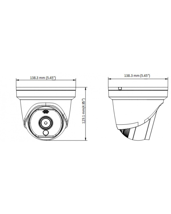 DS-2TD1117-3/PA (3.1 мм) Тепловизионная IP-камера