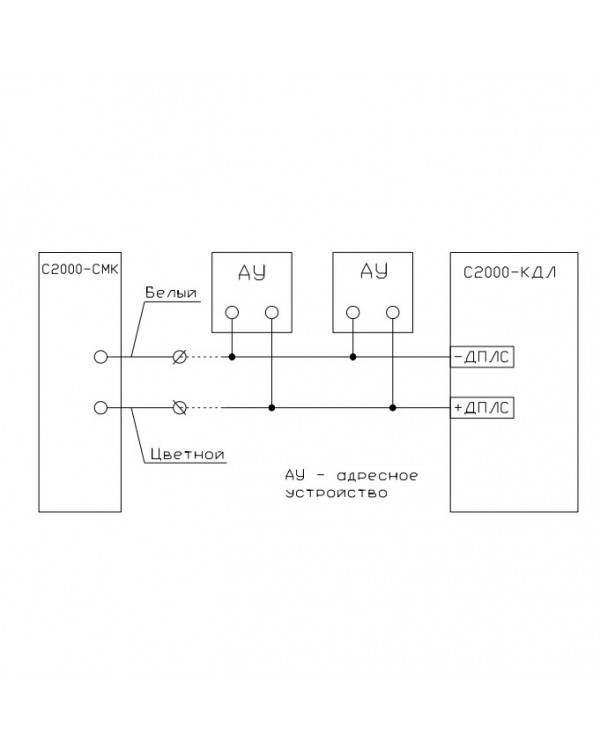 Удп 513 3м схема подключения к с2000 4