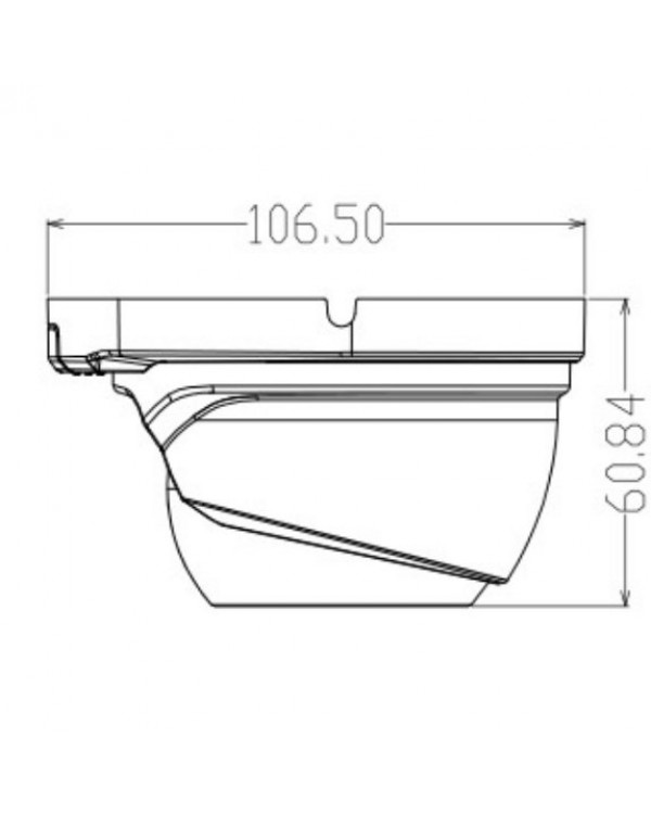 PVC-IP2M-DF2.8A (2.8 мм) Купольная IP-камера 2Мп