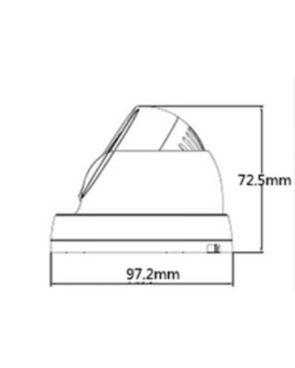 PVC-IP2S-D1F3.6 Купольная IP-камера 2Мп