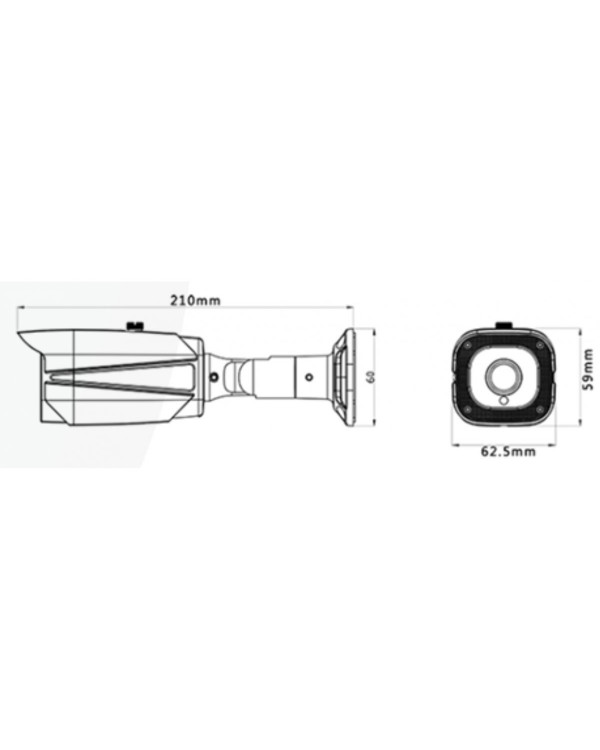 PVC-IP2M-NF2.8PA (2.8 мм) Уличная IP-камера 2Мп с поддержкой 3Мп