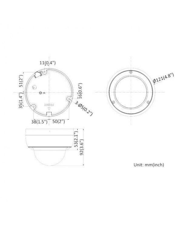 DS-2CD2143G0-IU (2.8мм) 4 Мп купольная IP-камера