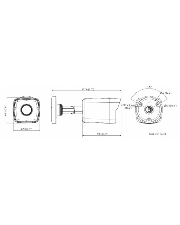 DS-I200 (D) (2.8 mm)2Мп уличная цилиндрическая IP-камера