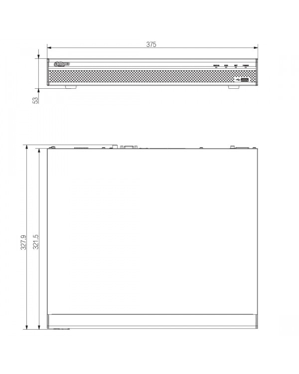 DHI-NVR4216-16P-4KS2/L Видеорегистратор IP 16-и канальный 4K