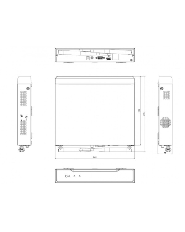 DS-N308W(B) IP-регистратор  8-ми канальный