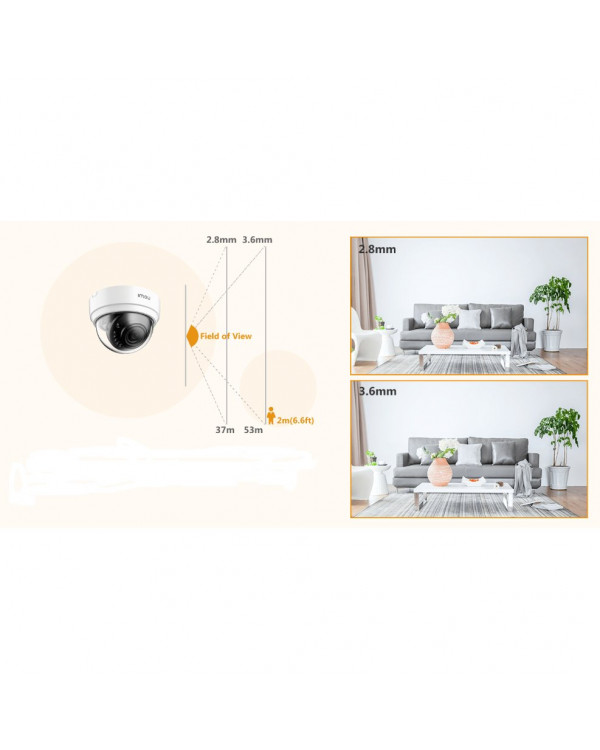 Dome Lite 4MP / IPC-D42P-0280B-IMOU IP-камера