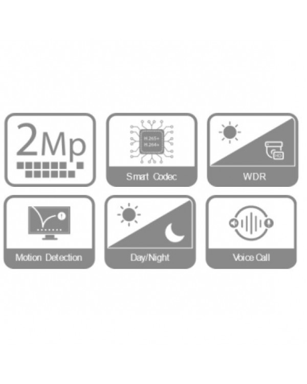 EZ-IPC-C1B20P-W Камера видеонаблюдения IP кубическая