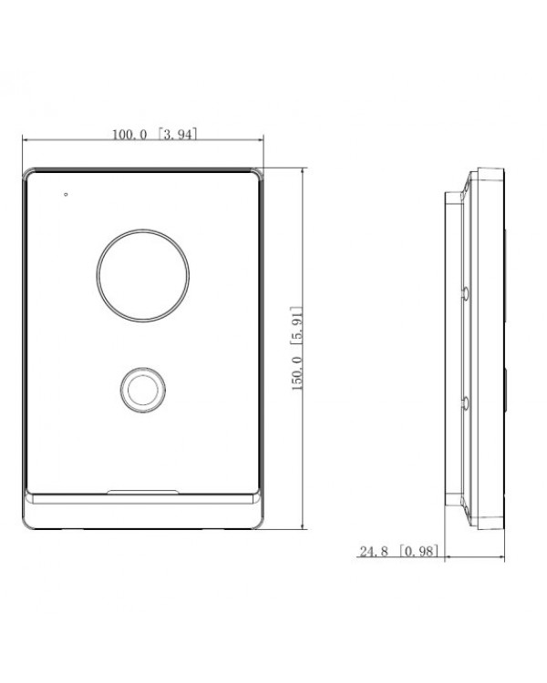 Dahua vto2211g wp схема подключения