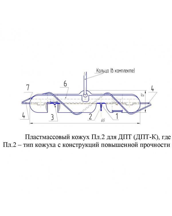 ИП 102-2х2 ДПТ R Пл.2 Датчик пожарный термоэлектрический