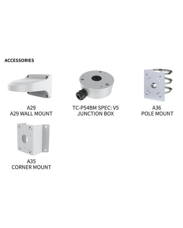 TC-C32XS Spec:I3/E/Y/M/2.8mm IP камера купольная 2Mп