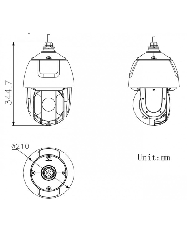 DS-2DE5232IW-AE(S5) (4.8-153мм) 2Мп уличная скоростная поворотная IP-камера