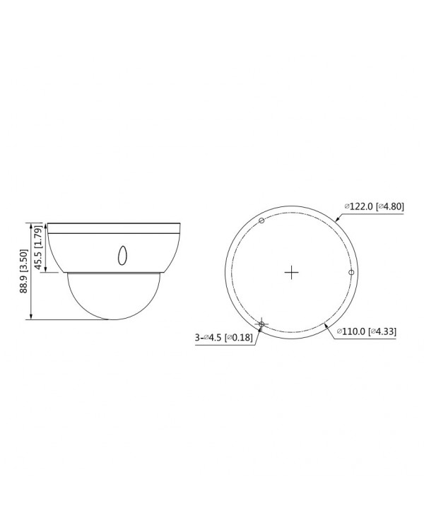 DH-IPC-HDBW3441RP-ZS Камера видеонаблюдения IP уличная купольная 4Мп