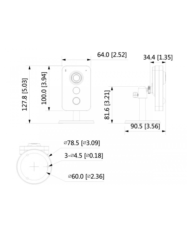 DH-IPC-K42AP Миниатюрная внутренняя IP камера 4Мп