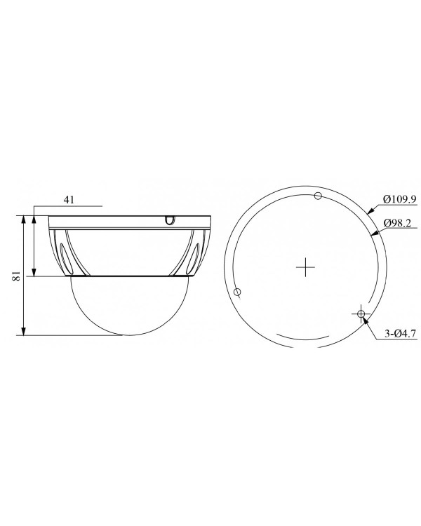 RVi-1NCD2120 (2.8) white ip-камера 1/2.7” КМОП