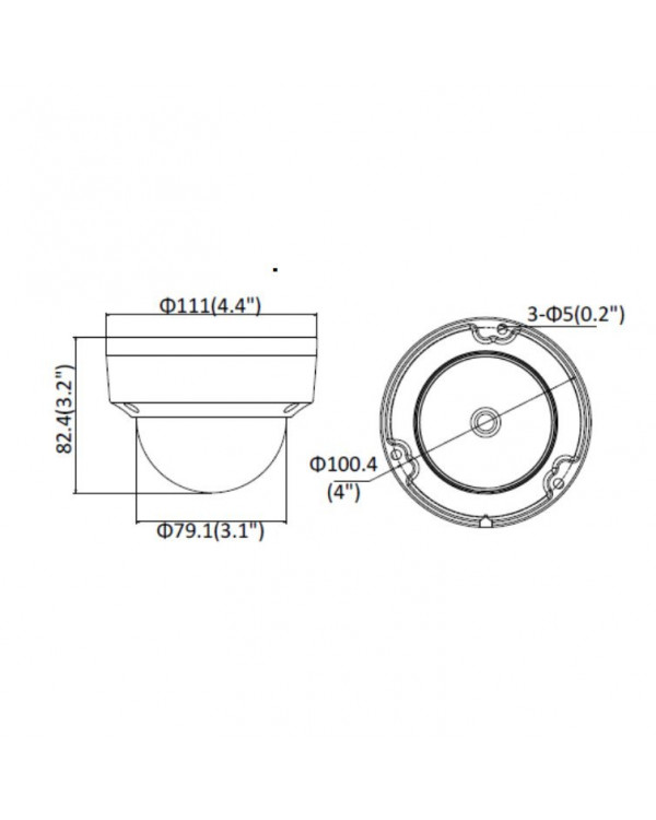 DS-2CD2123G0-IU (4мм) 2 Мп купольная IP-камера