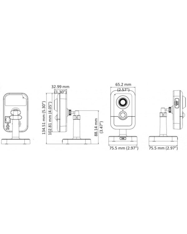 IPC-C022-G0/W (4mm) 2Мп компактная IP-камера с W-Fi