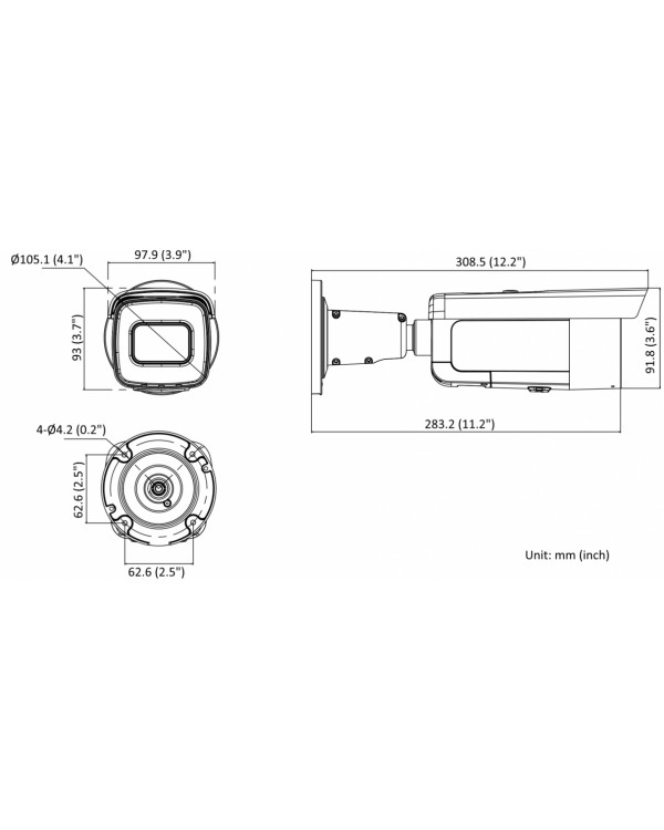 DS-2CD2683G2-IZS (2.8-12 мм) 8 Мп цилиндрическая IP-камера