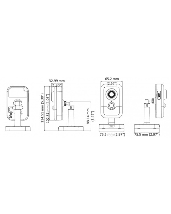 IPC-C042-G0 (2.8mm) 4Мп компактная IP-камера