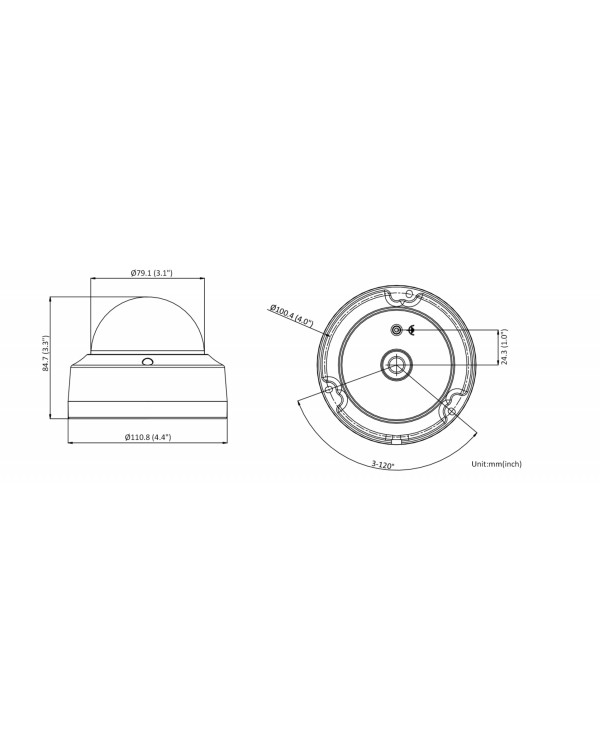 DS-2CD2183G2-IS (2.8 мм) 8 Мп купольная IP-камера