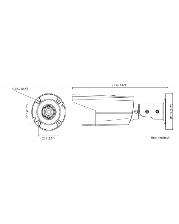 DS-2CD2T43G2-4I (2.8 мм) 4 Мп цилиндрическая IP-камера