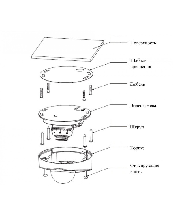 RVi-1NCF4248 (2.8) white IP камера купольная