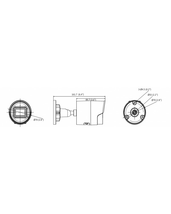 DS-2CD2083G2-IU (2.8 мм) 8 Мп цилиндрическая IP-камера