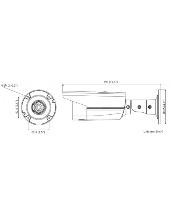 IPC-B542-G2/4I (6mm) 4Мп уличная цилиндрическая IP-камера