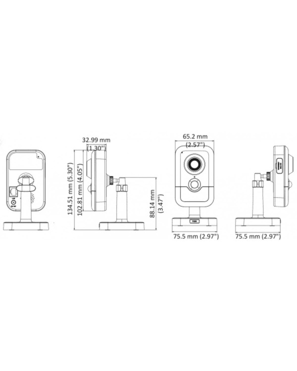 IPC-C022-G0 (2.8mm) 2Мп компактная IP-камера