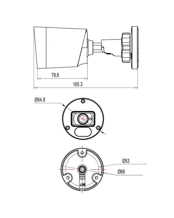 TR-D2181IR3 v2 3.6 Уличная 8Мп IP-камера с ИК-подсветкой