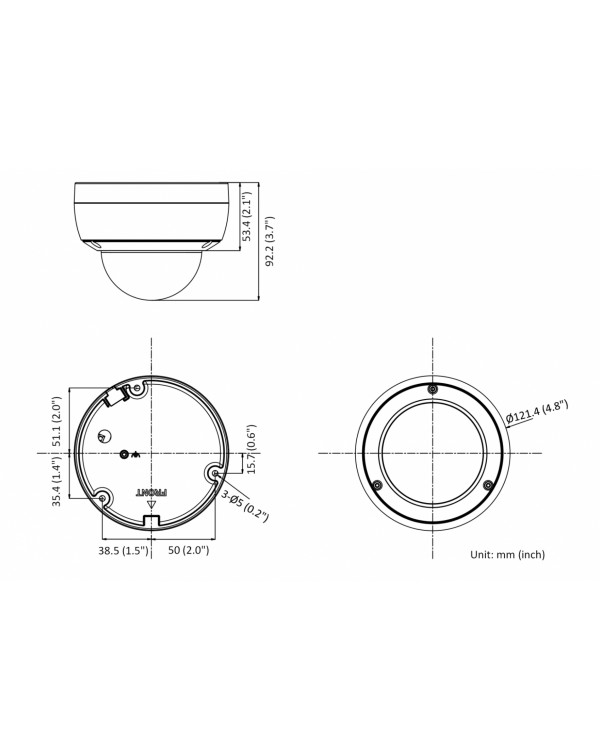 DS-2CD2143G2-IU (2.8 мм) 4 Мп купольная IP-камера