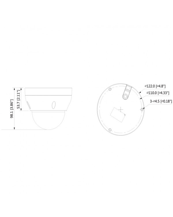 EZ-IPC-D2B40P-ZS Камера видеонаблюдения IP купольная