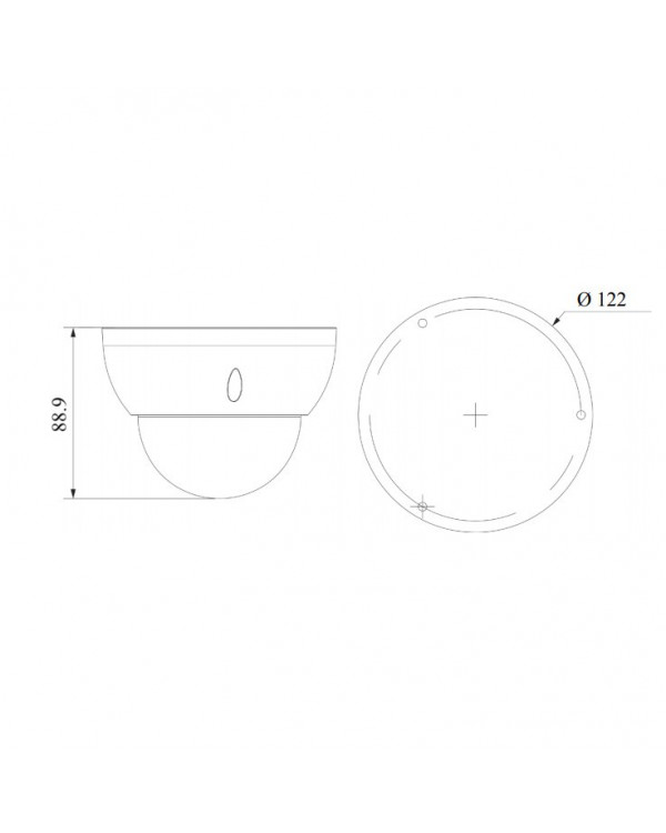 RVi-1NCD8045 (3.7-11) IP камера 8 Мп купольная уличная антивандальная