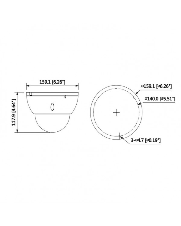 DH-IPC-HDBW5241EP-ZE Камера видеонаблюдения IP уличная купольная 2Мп