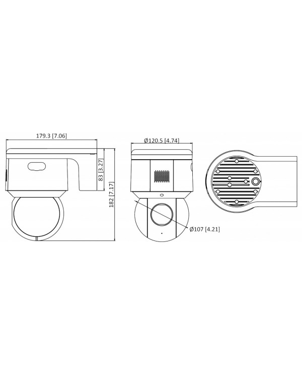 DS-2DE3A204IW-DE (2.8-12 мм) 2 Мп уличная купольная поворотная IP-камера.