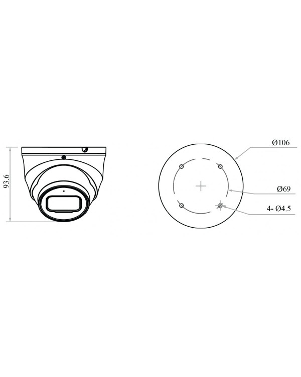 RVi-1NCE2366 (2.8) black IP камера купольная