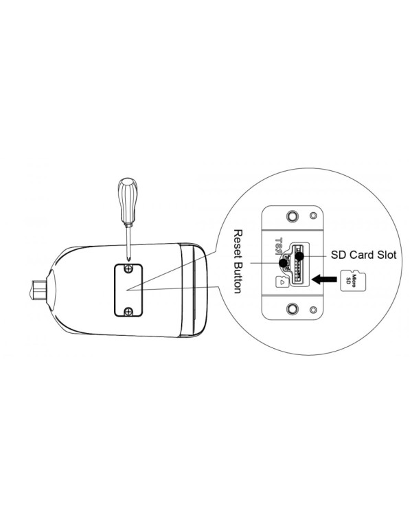 RVi-1NCTL4338 (2.8) white IP камера цилиндрическая