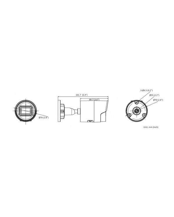 IPC-B082-G2/U (4mm) 8Мп уличная цилиндрическая IP-камера