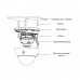 RVi-1NCD4069 (8-32) white IP камера купольная