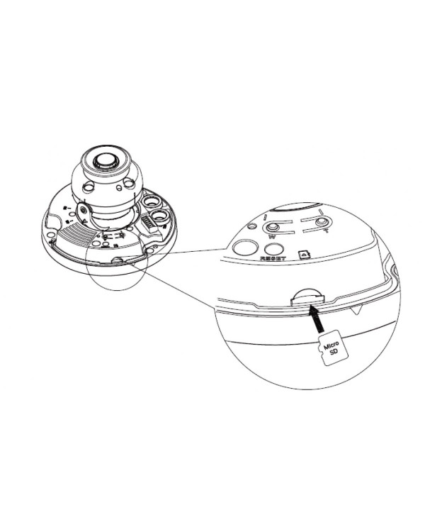 RVi-1NCD4069 (8-32) white IP камера купольная