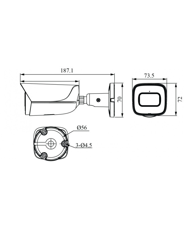 RVi-1NCT4368 (2.8) black IP камера цилиндрическая