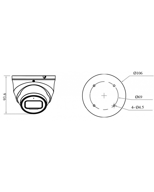 RVi-1NCE4246 (2.8) white IP камера купольная