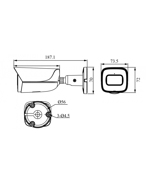 RVi-1NCT5338 (2.8) white IP камера цилиндрическая