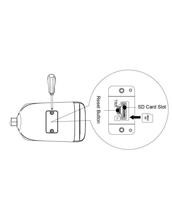 RVi-1NCT5338 (2.8) white IP камера цилиндрическая