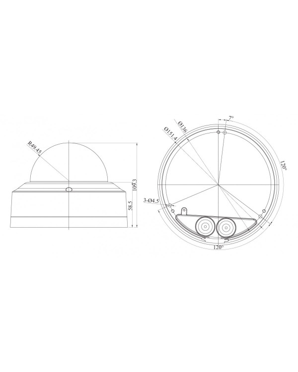 RVi-2NCD2179 (2.8-12) white IP камера купольная