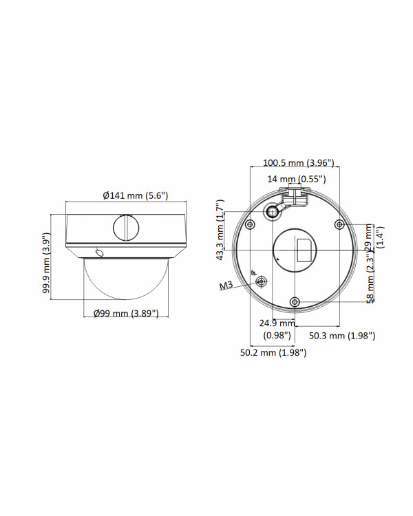 DS-I258Z (2.8-12 mm) 2Мп уличная купольная IP-камера