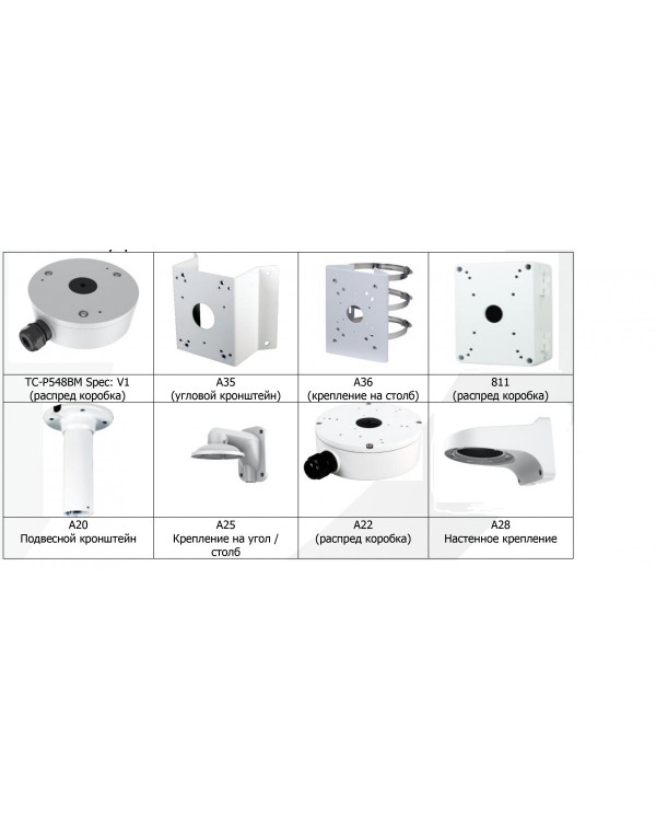 TC-C32SN Spec:I3/A/E/Y/M/2.8-12mm IP камера купольная 2Mп