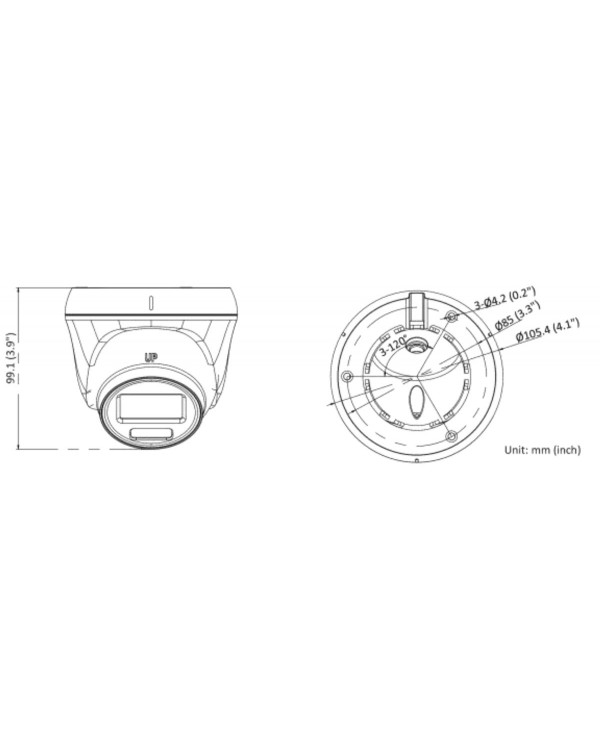 DS-I453L (4 mm) 4Мп уличная купольная IP-камера